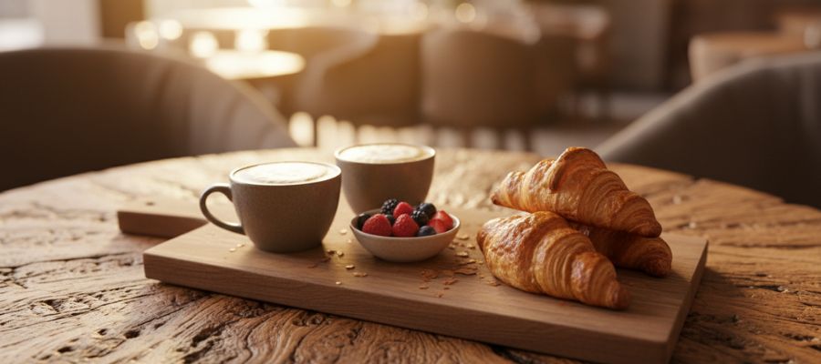 تخته سرو چوبی کافی شاپ لوکس برای سرو قهوه و کیک