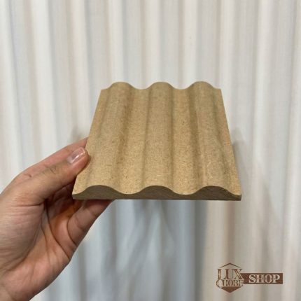 ترمووال چوبی کد T160 _ دیوار پوش چوبی طرح سینوسی (3)
