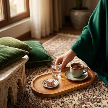 ظرف چوبی سرو قهوه کد 200006 | نظم دهنده سرو اسپرسو